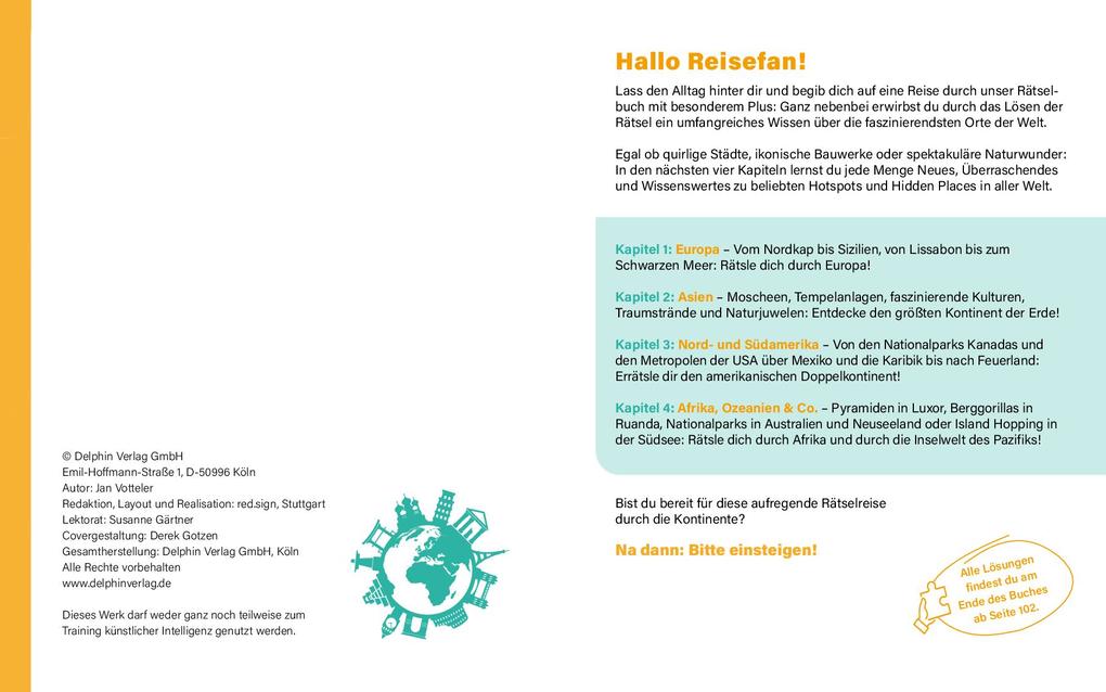 Weitere Ansicht: Reise um die Welt I Wissen in Rätseln | Jan Votteler