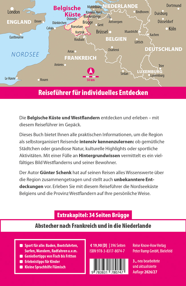 Weitere Ansicht: Reise Know-How Reiseführer Belgische Küste - Westflandern mit Brügge | Günter Schenk