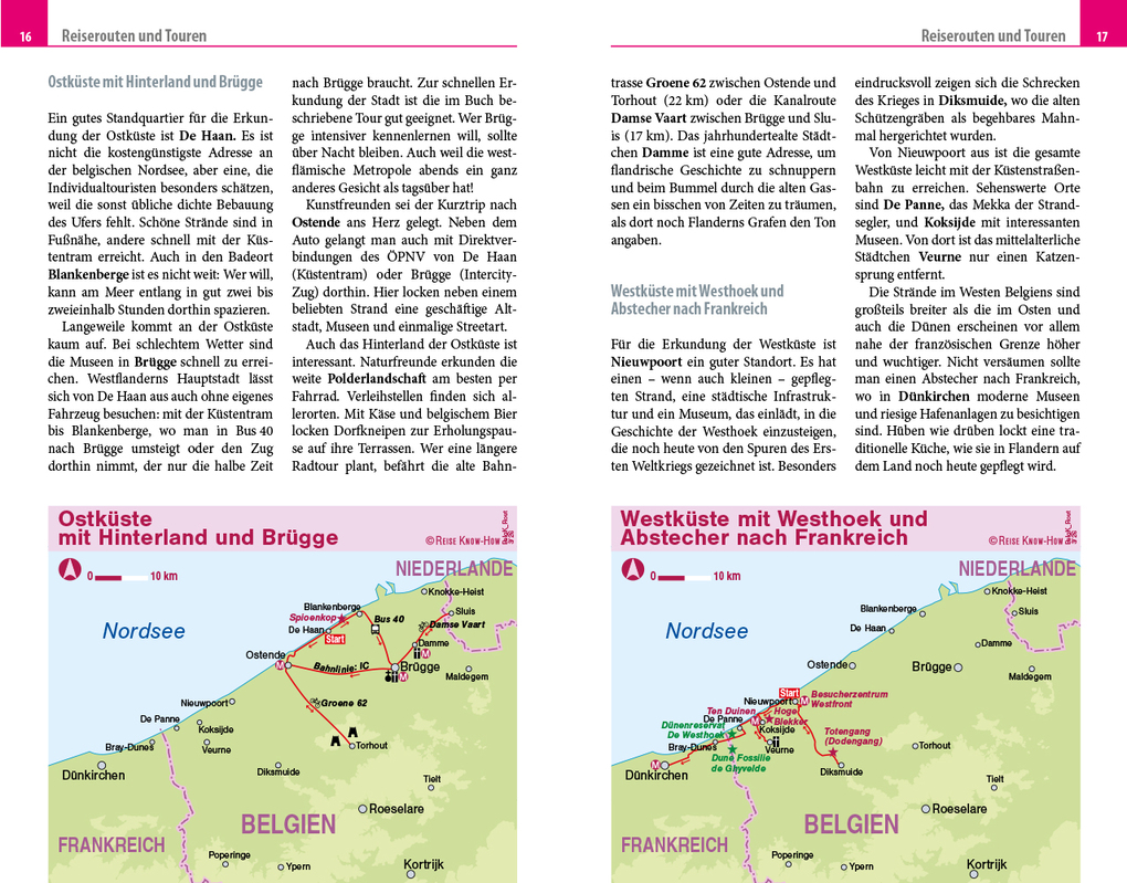 Weitere Ansicht: Reise Know-How Reiseführer Belgische Küste - Westflandern mit Brügge | Günter Schenk