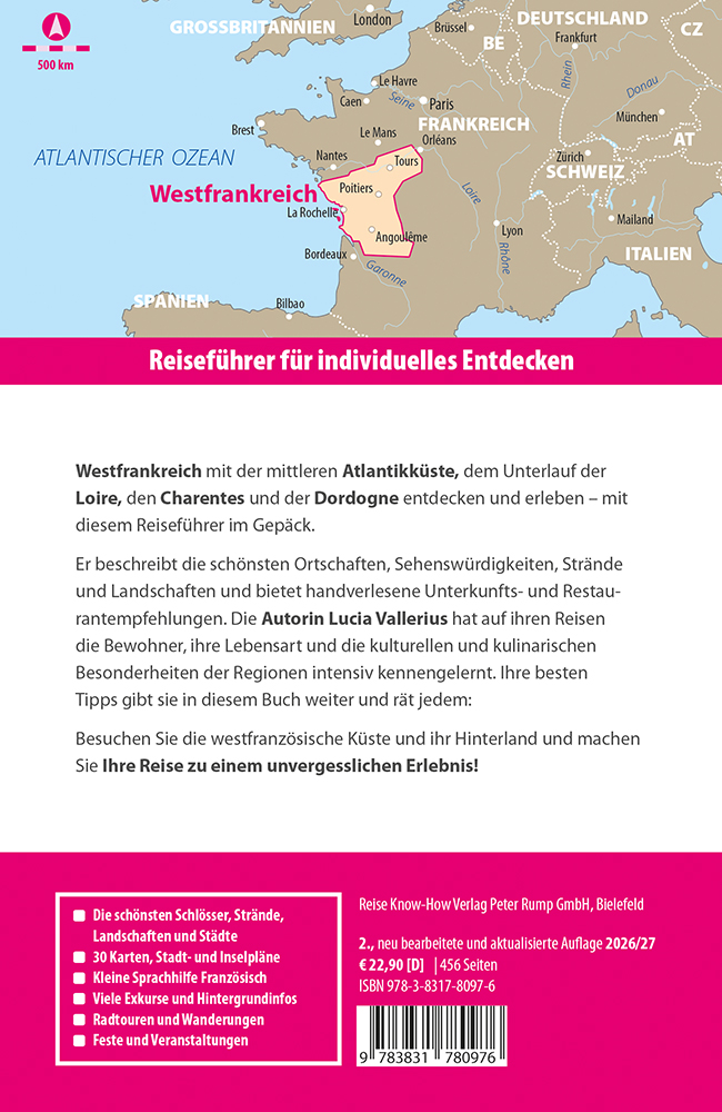 Weitere Ansicht: Reise Know-How Reiseführer Westfrankreich | Lucia Vallerius