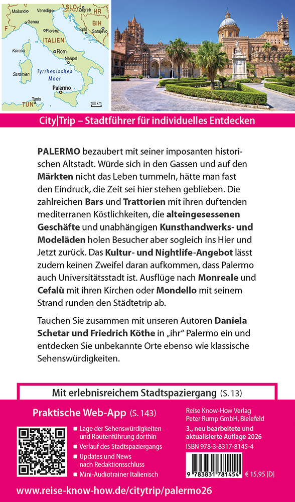 Weitere Ansicht: Reise Know-How CityTrip Palermo | Daniela Schetar, Friedrich Köthe