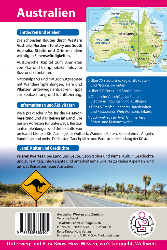 Weitere Ansicht: Reise Know-How Reiseführer Australien - Westen und Zentrum | Veronika Pavel