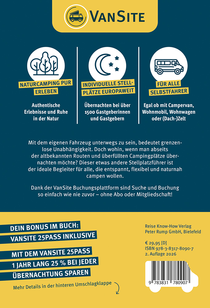 Weitere Ansicht: VanSite Stellplatzführer 2026 | VanSite