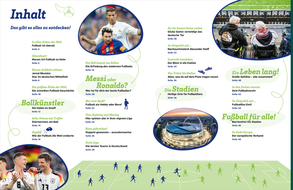 Weitere Ansicht: WAS IST WAS Fußball. Anpfiff, Flanke, Tooor! | Jonas Kozinowski