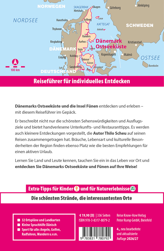 Weitere Ansicht: Reise Know-How Reiseführer Dänemark - Ostseeküste und Fünen | Thilo Scheu