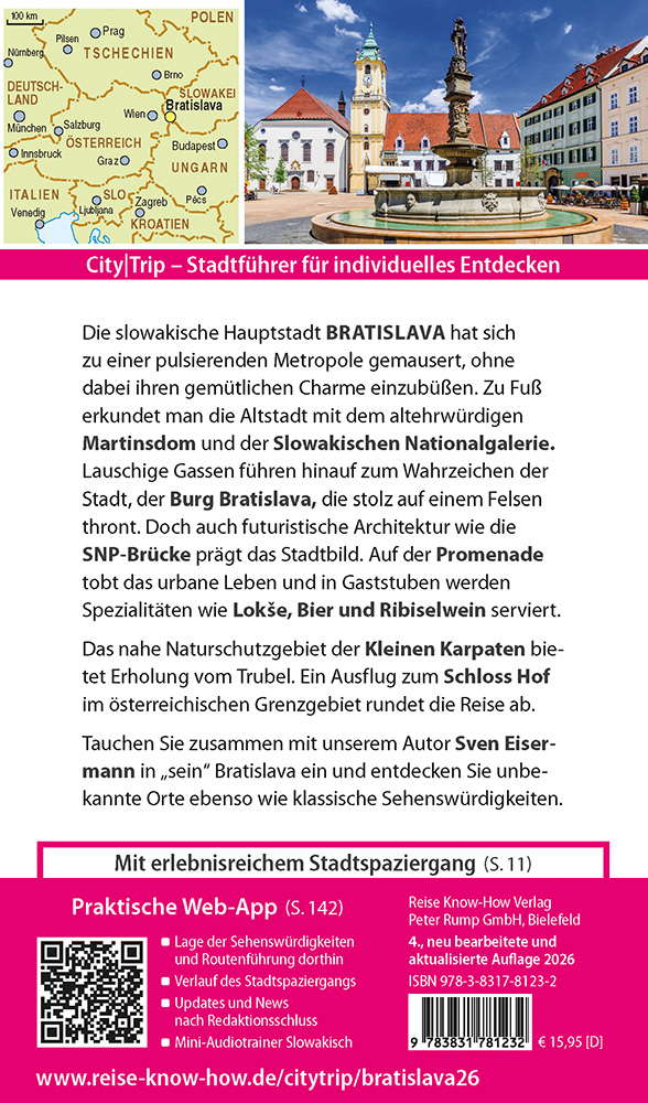 Weitere Ansicht: Reise Know-How CityTrip Bratislava / Pressburg | Sven Eisermann
