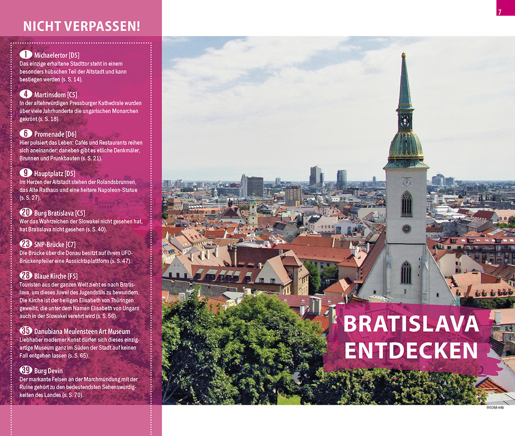 Weitere Ansicht: Reise Know-How CityTrip Bratislava / Pressburg | Sven Eisermann