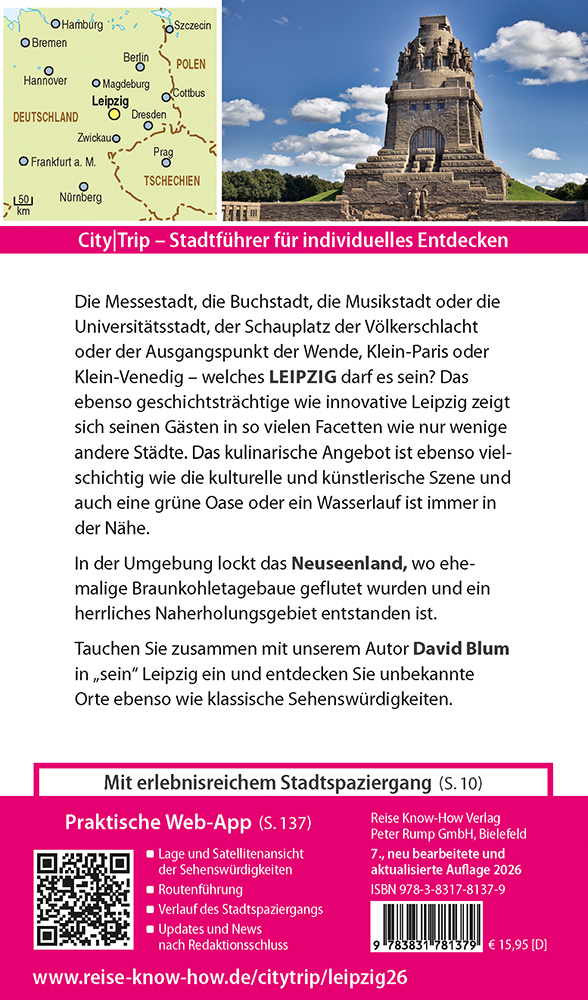 Weitere Ansicht: Reise Know-How CityTrip Leipzig | David Blum