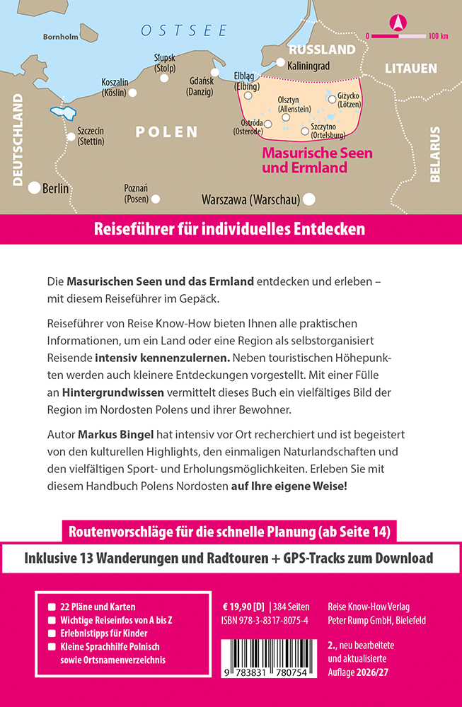 Weitere Ansicht: Reise Know-How Reiseführer Masurische Seen und Ermland | Markus Bingel