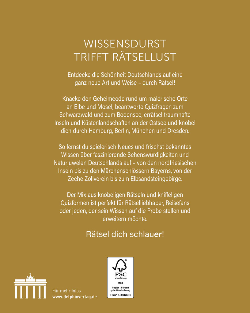 Weitere Ansicht: Reise durch Deutschland I Wissen in Rätseln | Jan Votteler