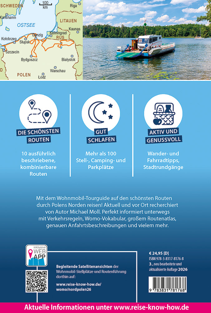 Weitere Ansicht: Reise Know-How Wohnmobil-Tourguide Polen - Ostseeküste und Masuren | Michael Moll, Mirko Kaupat