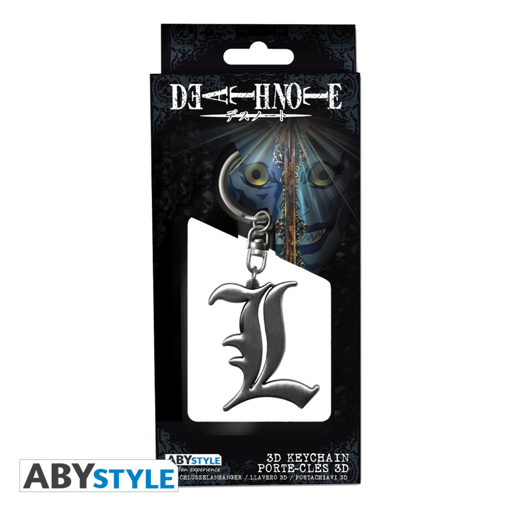 Weitere Ansicht: DEATH NOTE - Keychain 3D L Symbol