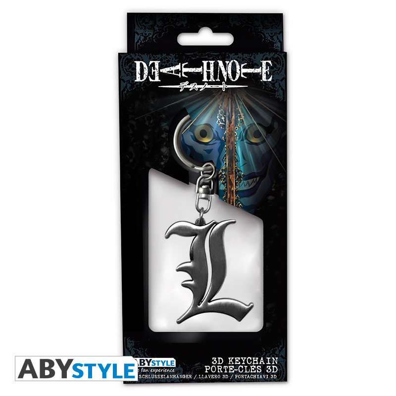 Weitere Ansicht: DEATH NOTE - Keychain 3D L Symbol