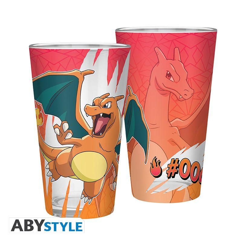Weitere Ansicht: POKEMON - Large Glass Premium - 400ml - Charizard
