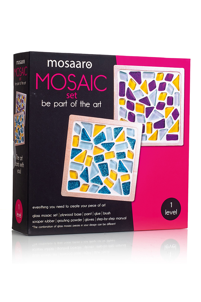 Produktbild: Mosaik-Set Getränkeuntersetzer (quadratisch) MA1002