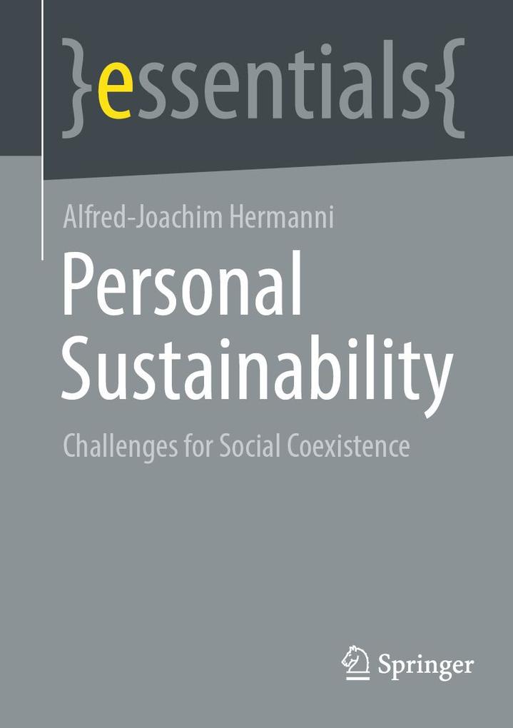 Produktbild: Personal Sustainability | Alfred-Joachim Hermanni
