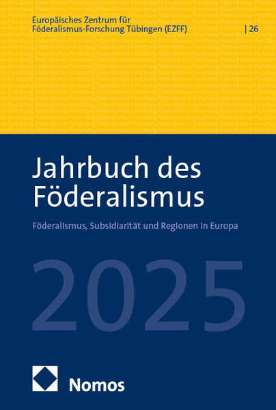 Produktbild: Jahrbuch des Föderalismus 2025 (26)