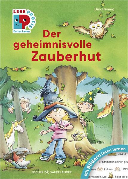 Produktbild: Leseprofis - Mit Bildern lesen lernen: Der geheimnisvolle Zauberhut, Erstes Lesen | Dirk Hennig