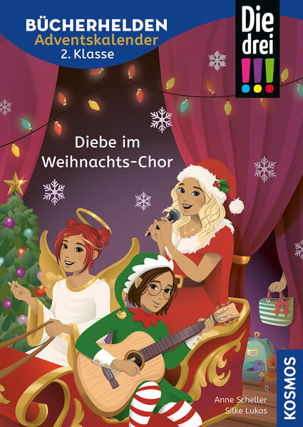 Produktbild: Die drei !!!, Bücherhelden 2. Klasse, Adventskalender, Diebe im Weihnachts-Chor | Anne Scheller
