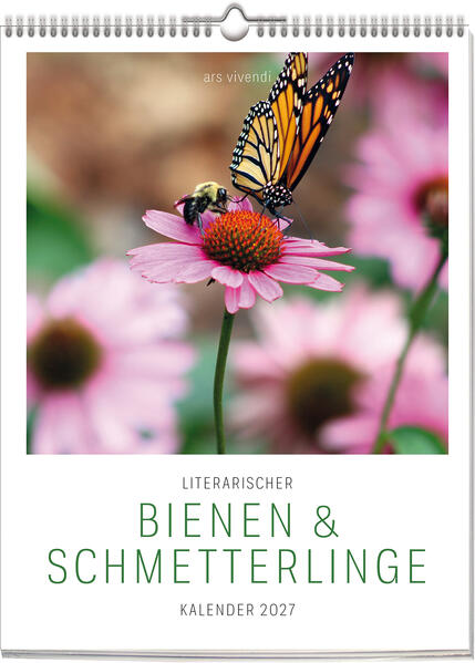 Produktbild: Literarischer Kalender - Bienen & Schmetterlinge 2027