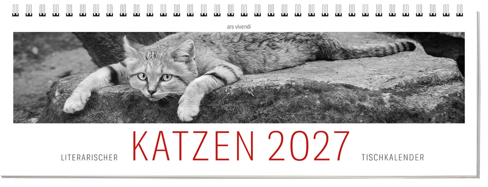 Produktbild: Tischkalender Katzen 2027 | Vivendi Ars