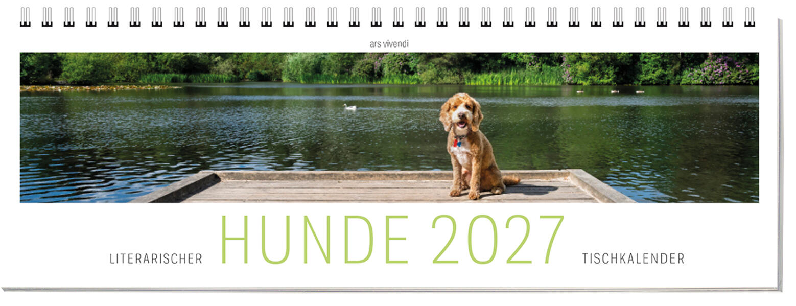 Produktbild: Tischkalender Hunde 2027 | Vivendi Ars