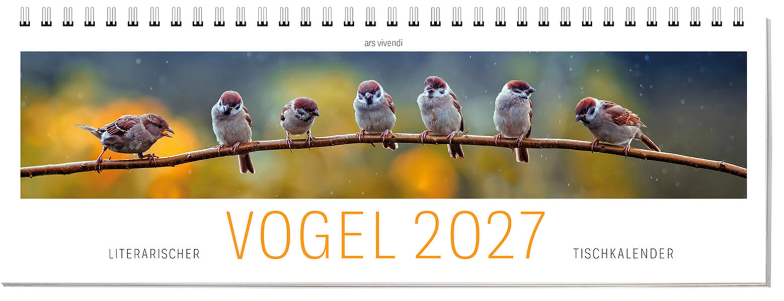 Produktbild: Tischkalender Vogel 2027 | Vivendi Ars