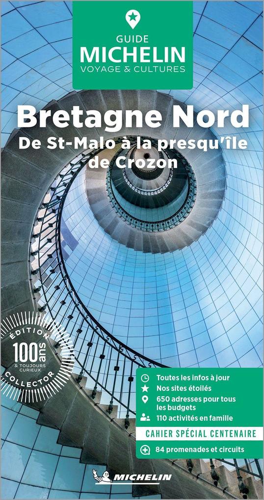 Produktbild: Michelin Le Guide Vert Bretagne Nord