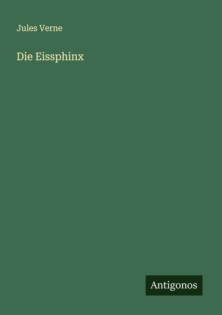 Produktbild: Die Eissphinx | Jules Verne