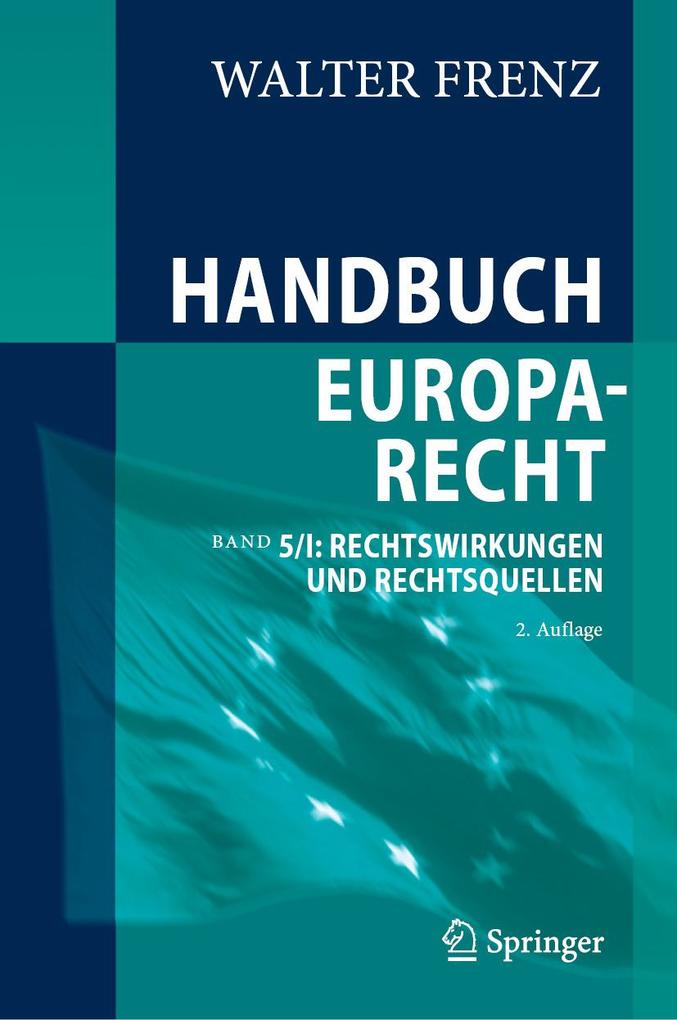 Produktbild: Handbuch Europarecht | Walter Frenz