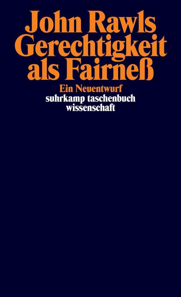 Produktbild: Gerechtigkeit als Fairneß | John Rawls