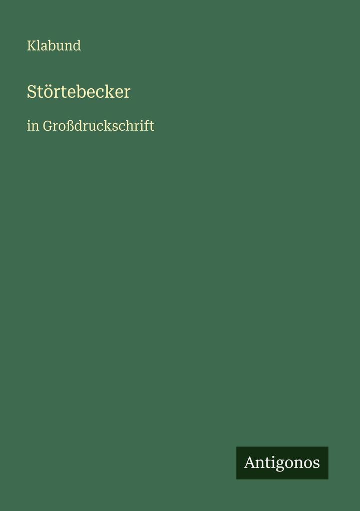 Produktbild: Störtebecker | Klabund