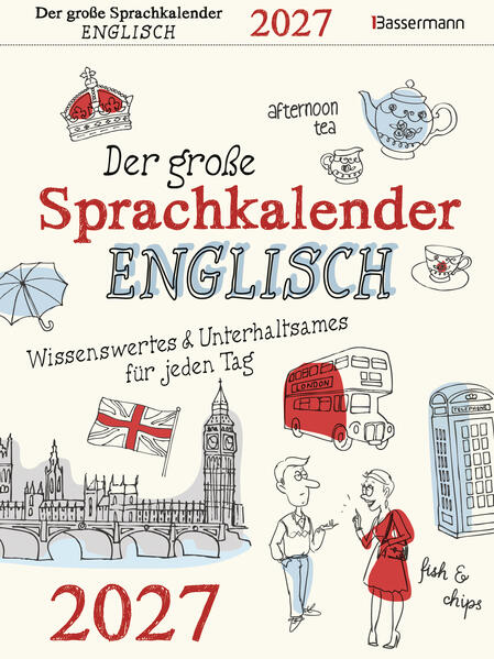Produktbild: Der große Sprachkalender Englisch 2027 | Birgit Adam