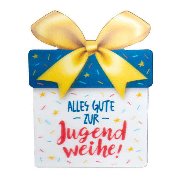 Produktbild: TRÖTSCH - 3D-Geschenkbox Jugendweihe Konfetti