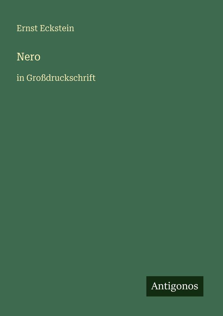 Produktbild: Nero | Ernst Eckstein