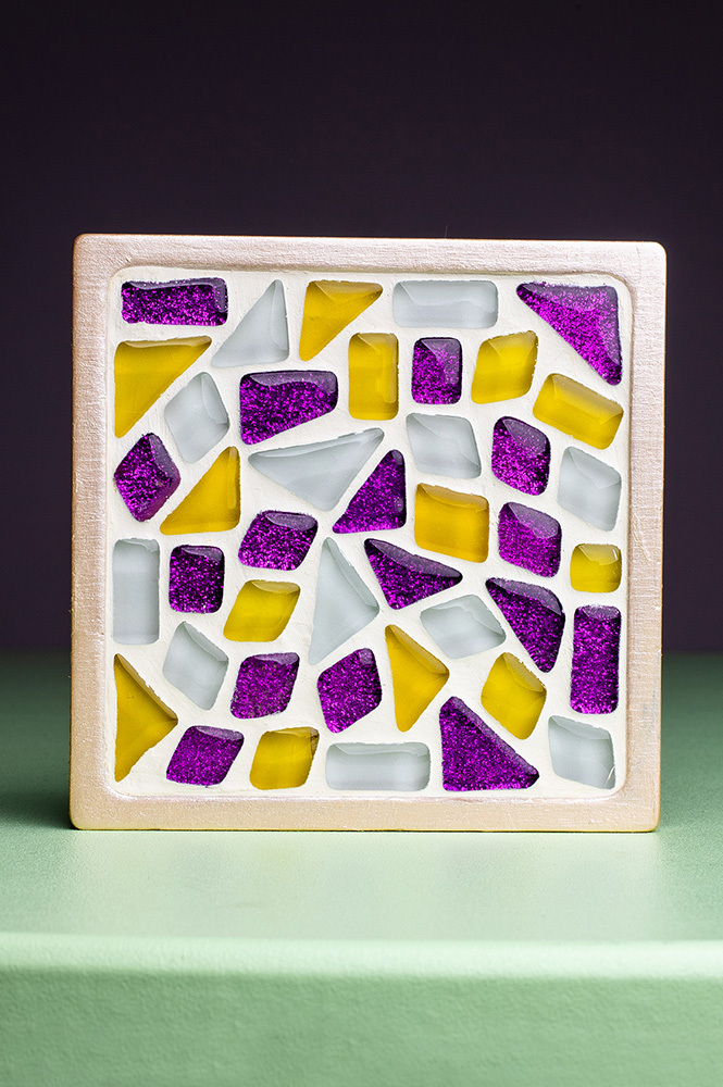 Weitere Ansicht: Mosaik-Set Getränkeuntersetzer (quadratisch) MA1002