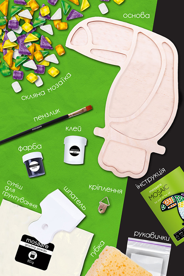 Weitere Ansicht: Mosaik-Set Tukan MA2001