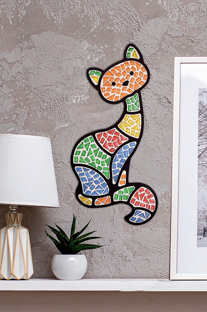 Weitere Ansicht: Mosaik-Set Katze MA3002