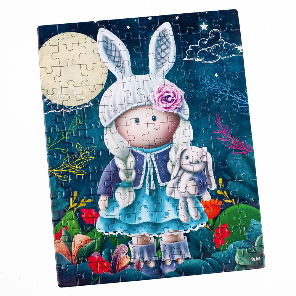 Weitere Ansicht: Puzzle Kleines Kaninchenmädchen DT100-01