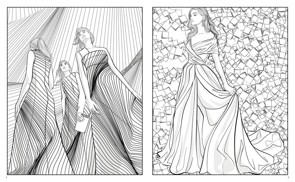 Weitere Ansicht: Das Fashion Malbuch für Erwachsene | F. Volker Feyerabend