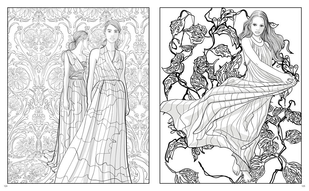 Weitere Ansicht: Das Fashion Malbuch für Erwachsene | F. Volker Feyerabend