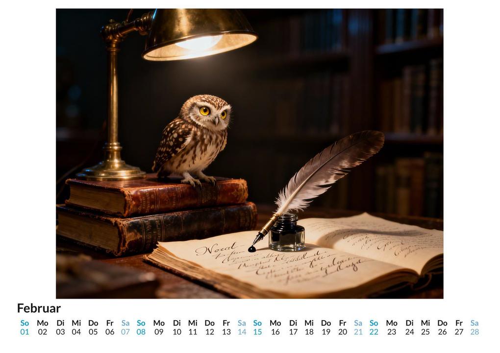 Weitere Ansicht: Literarische Eulen-Motive | Alice Fuchs