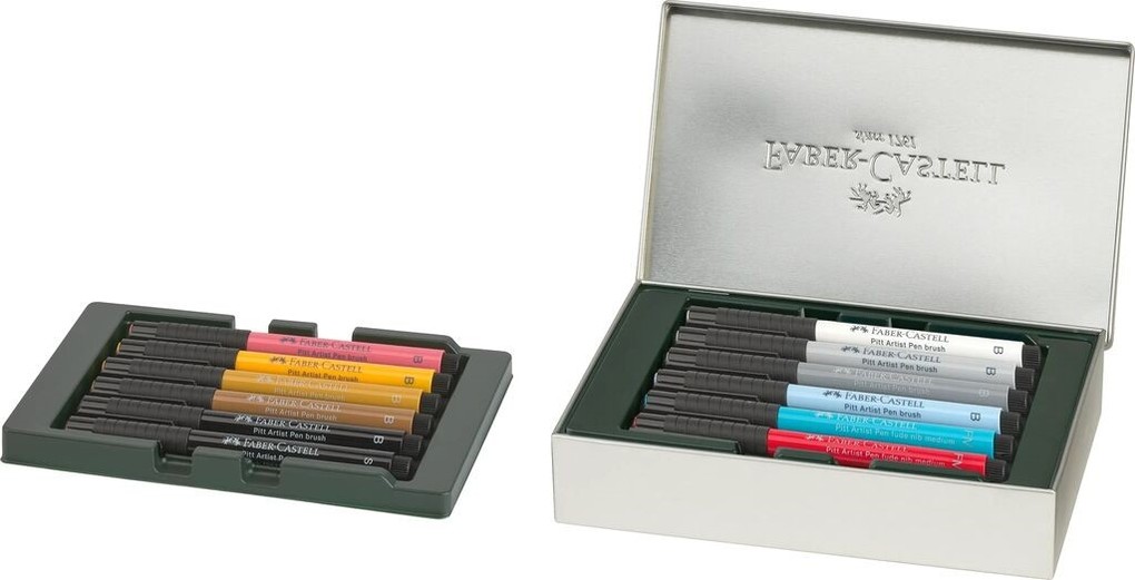 Weitere Ansicht: Faber-Castell Tuschestift Pitt Artist Pen, 12er Geschenk Set London