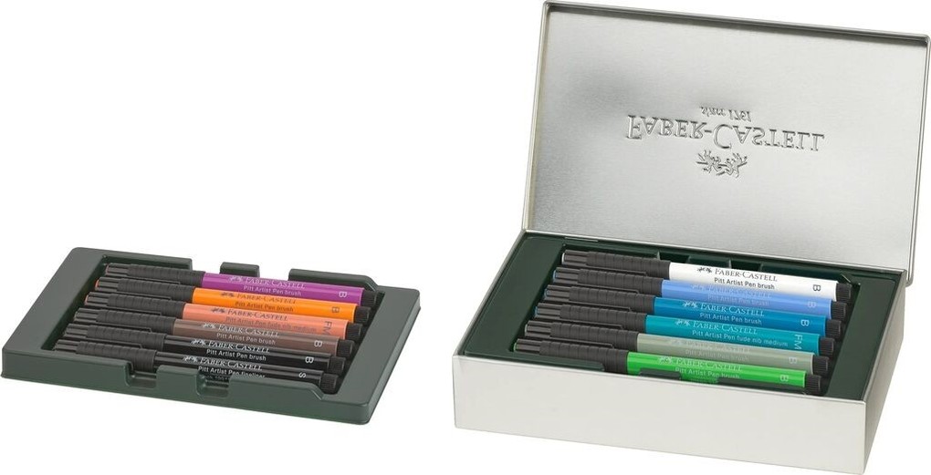 Weitere Ansicht: Faber-Castell Tuschestift Pitt Artist Pen, 12er Geschenk Set New York