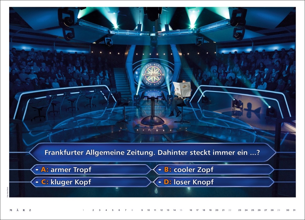 Weitere Ansicht: F.A.Z. Kalender 2026