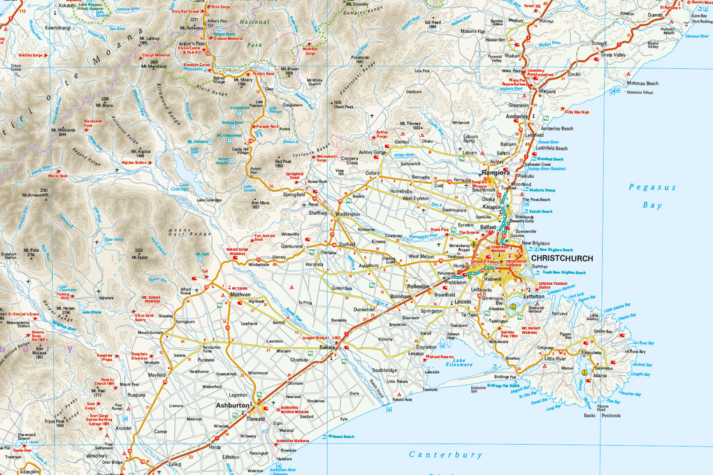 Weitere Ansicht: Reise Know-How Landkarte Neuseeland, Südinsel | New Zealand South Island (1:550.000)