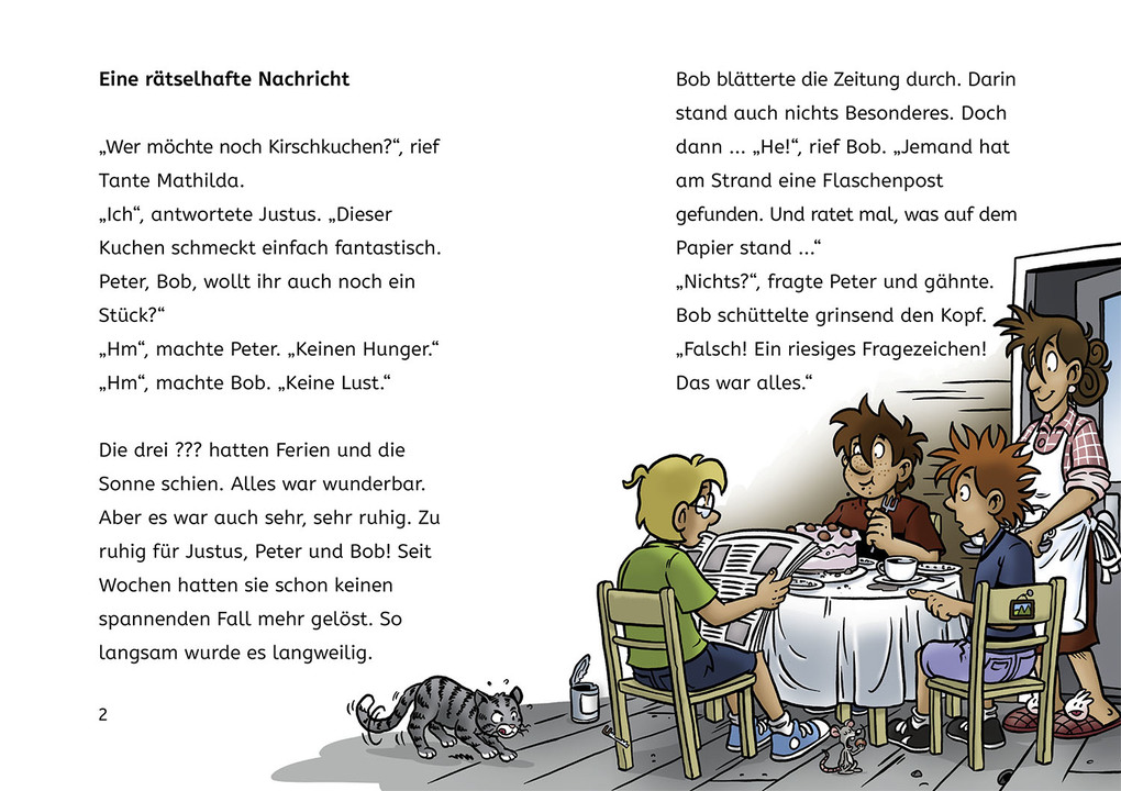 Weitere Ansicht: Die drei ??? Kids, Bücherhelden 2. Klasse, Geheime Flaschenpost | Anne Scheller