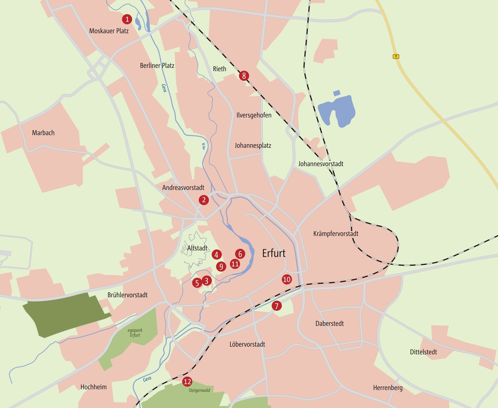 Weitere Ansicht: Zu Fuß durch Erfurt | Jessika Fichtel