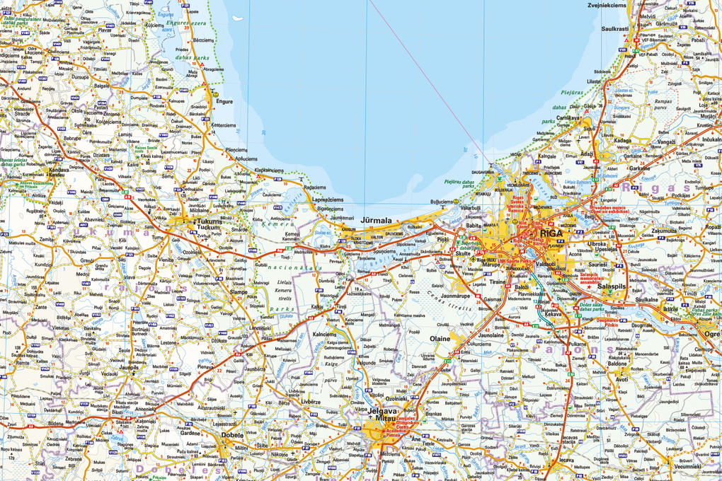Weitere Ansicht: Reise Know-How Lettland | Latvia (1:325.000)