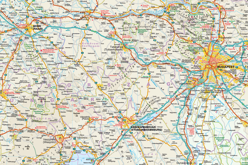 Weitere Ansicht: Reise Know-How Landkarte Ungarn | Hungary (1:380.000)